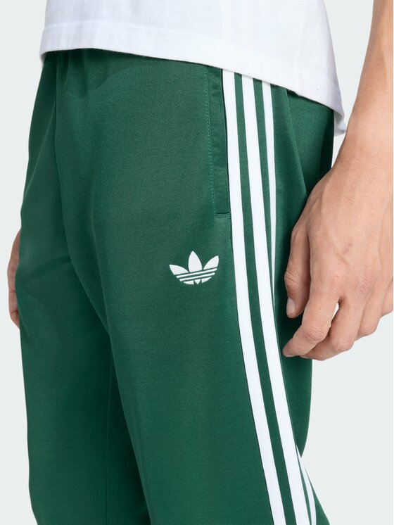 adidas adidas Spodnie materiałowe 159296 Zielony Slim Fit