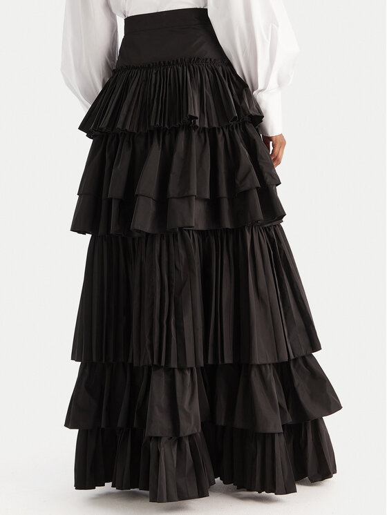 Babylon Babylon Maxi sukně MF0503 Černá Regular Fit