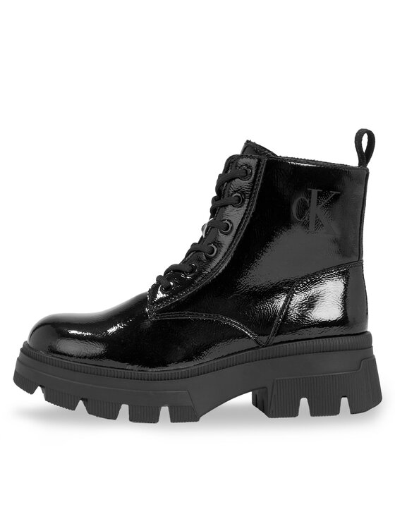 Calvin Klein Jeans Calvin Klein Jeans Schnürstiefeletten Chunky Combat Laceup Boot Wn YW0YW01265 Schwarz