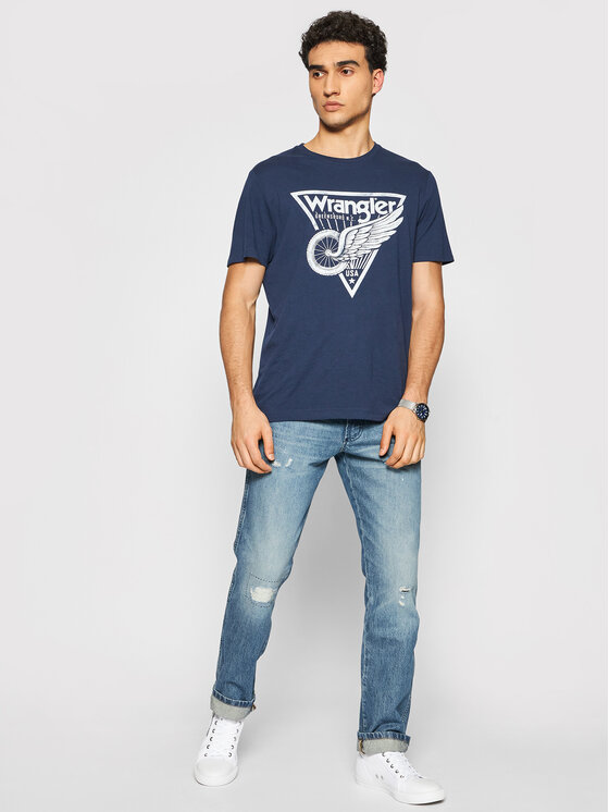Wrangler Wrangler Jeansy Greensboro W15QY1367 112141202 Niebieski Regular Fit