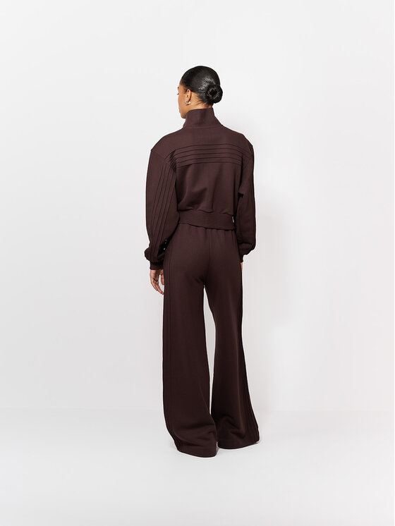 La Mania La Mania Bluza PIN Brązowy Basic Fit