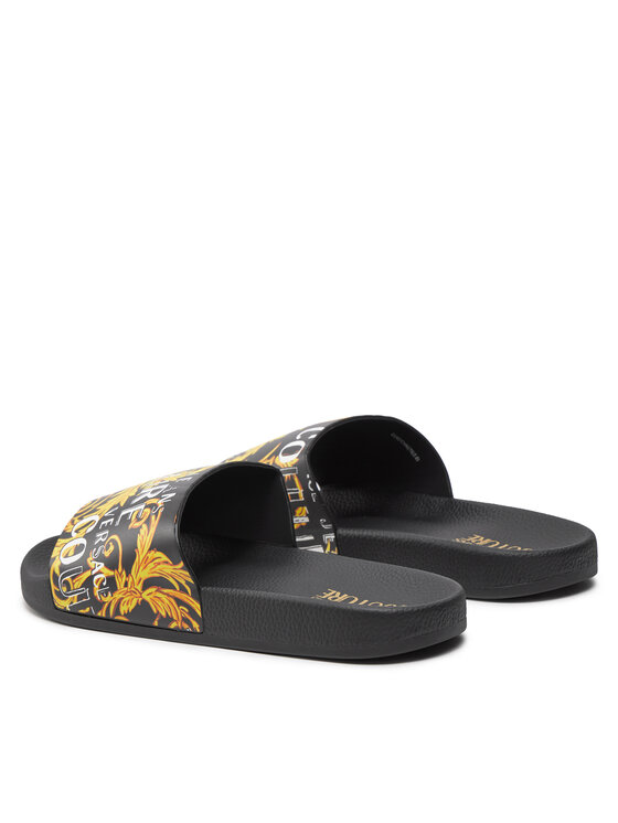 Versace Jeans Couture Ciabatte 76YA3SQ4 Nero Modivo