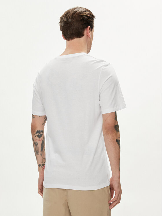 Jack&Jones Jack&Jones Тишърт Loof 12248624 Бял Standard Fit