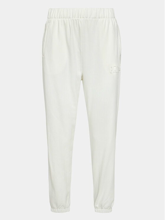 Gap Gap Pantaloni trening 729736-05 Alb Regular Fit