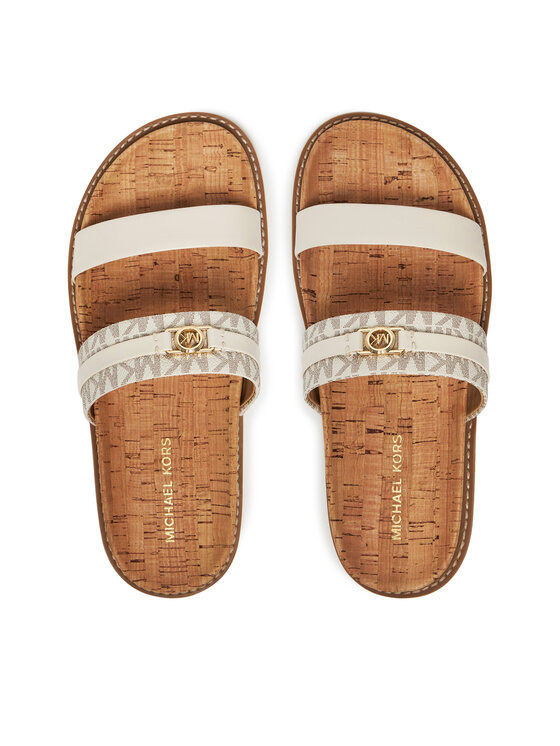 MICHAEL Michael Kors MICHAEL Michael Kors Şlapi Mandy 40S5MAFS3L Écru