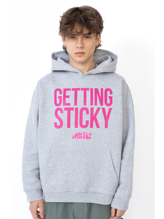 Mercur Mercur Bluza Bubblegum Szary Comfort Fit