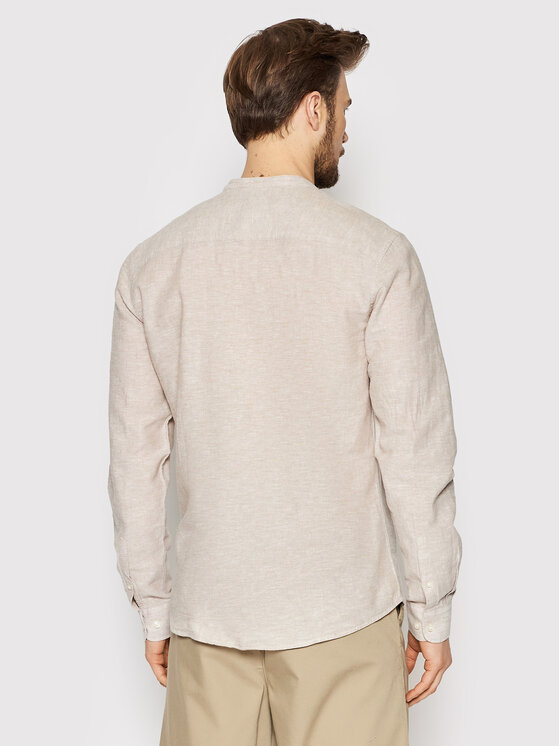 Only & Sons Only & Sons Košeľa Caiden 22019173 Béžová Slim Fit