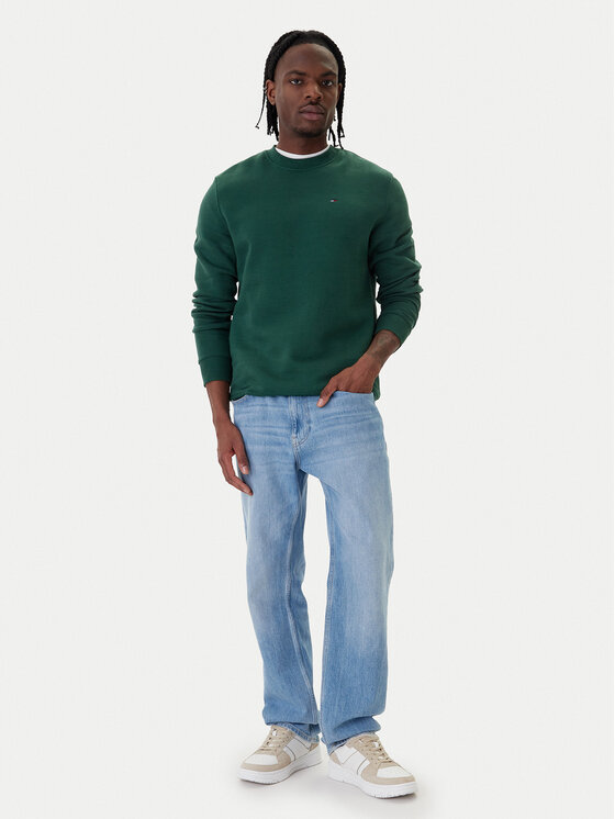Tommy Jeans Tommy Jeans Bluză DM0DM20741 Verde Regular Fit