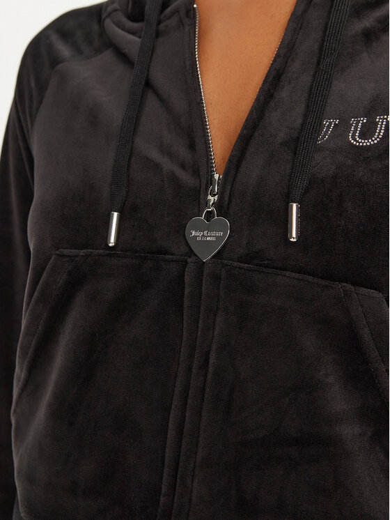 Juicy Couture Juicy Couture Bluza Regal Madison JCBAS224828 Czarny Slim Fit