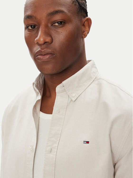 Tommy Jeans Tommy Jeans Риза DM0DM21298 Бежов Regular Fit