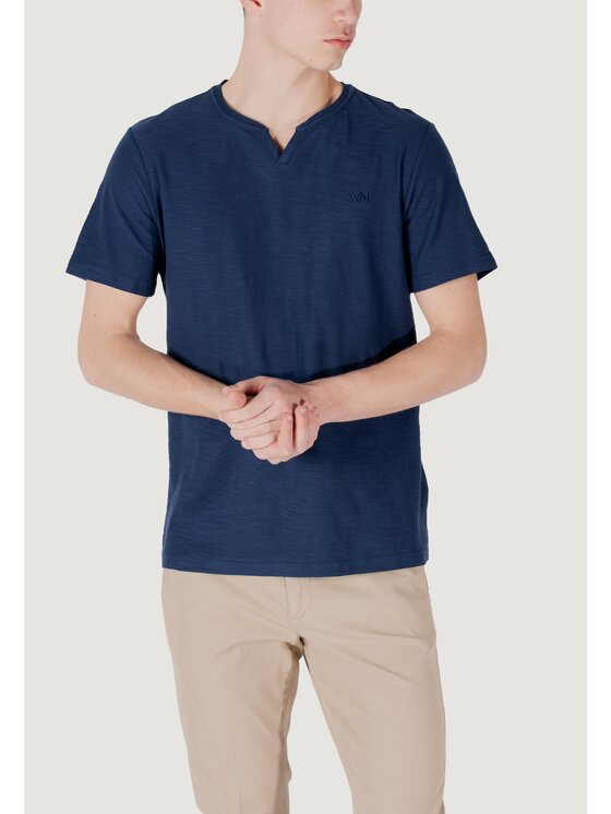 Antony Morato Antony Morato T-Shirt REGULAR FIT WITH EMBROIDERED LOGO Μπλε Regular Fit