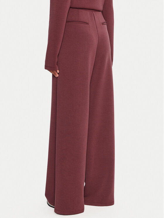 Guess Guess Παντελόνι φόρμας V4YB07 KCAY2 Μπορντό Relaxed Fit