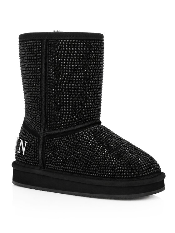 PHILIPP PLEIN PHILIPP PLEIN Členková obuv s elastickým prvkom 31824 Čierna