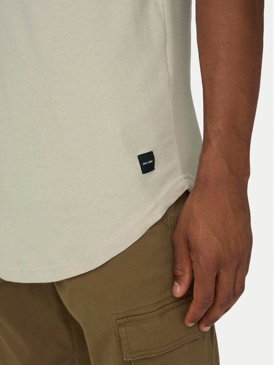 Only & Sons Only & Sons T-krekls Matt 22002973 Bēšs Regular Fit