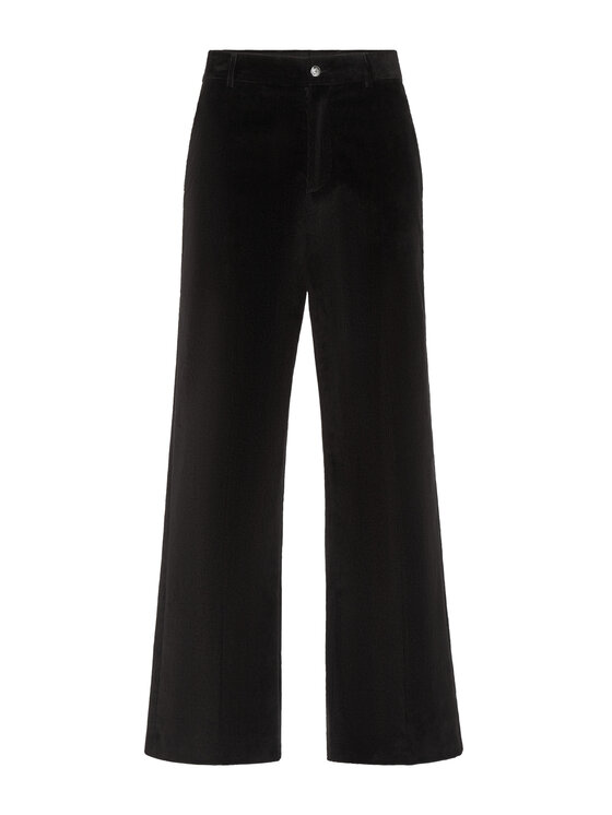 PHILIPP PLEIN PHILIPP PLEIN Spodnie materiałowe 14645 Czarny Wide Fit