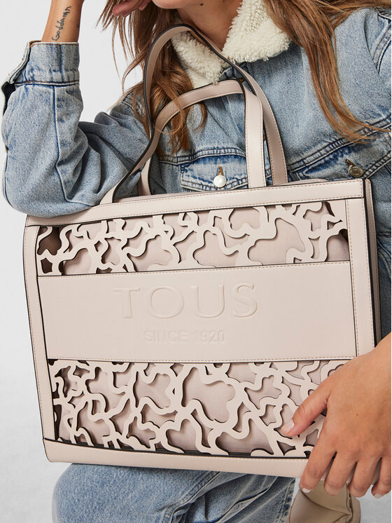 TOUS TOUS Τσάντα Shopping Xl Amaya K.Shock 2001660601 Μπεζ