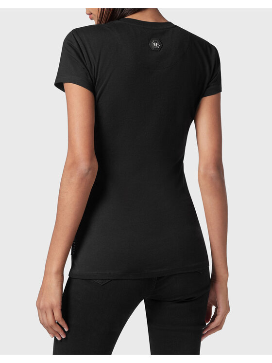 PHILIPP PLEIN PHILIPP PLEIN T-Shirt 3987 Černá Regular Fit