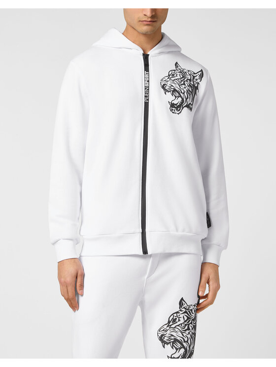 Plein Sport Plein Sport Felpa 14189 Bianco Regular Fit
