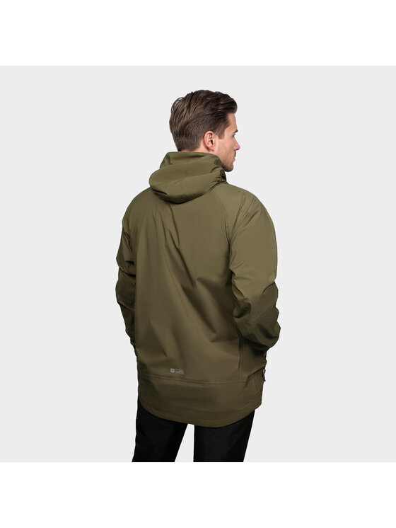 Alpinus Alpinus Kurtka przeciwdeszczowa Girdiman Khaki Regular Fit