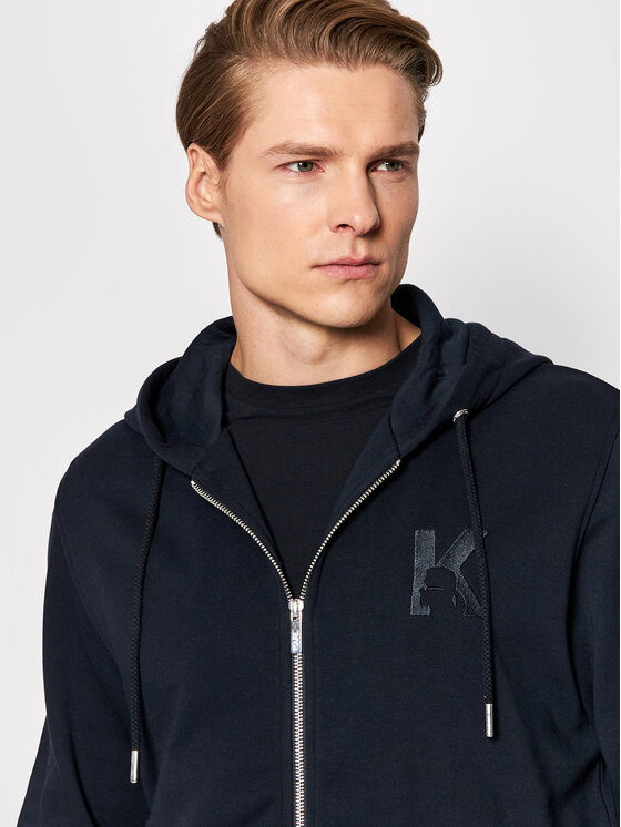 KARL LAGERFELD KARL LAGERFELD Pulóver 705892 500900 Sötétkék Regular Fit