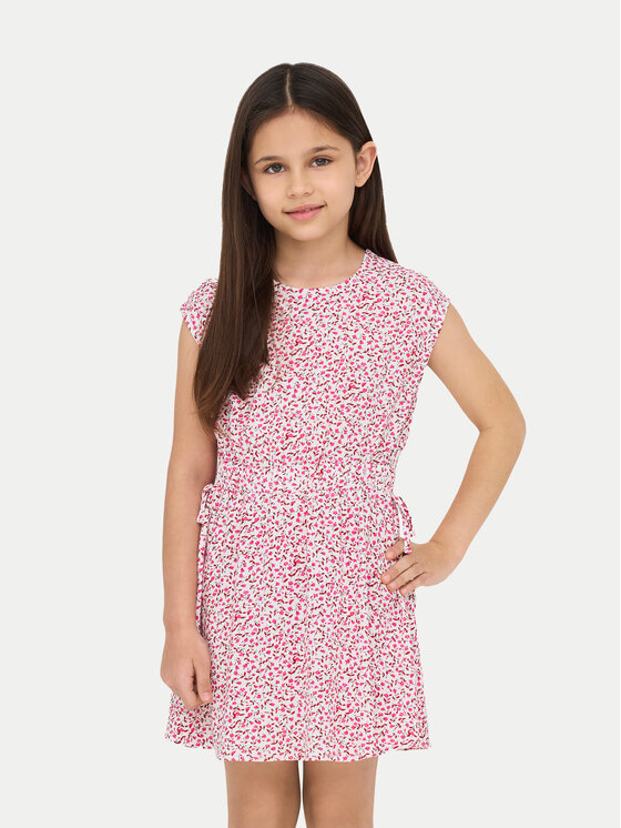 Kids ONLY Kids ONLY Letní šaty Zalina 15350020 Růžová Regular Fit