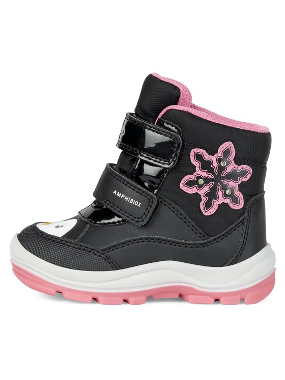 Geox Geox Ботуши B Flanfil Girl B Abx B363WA 054FU C0922 M Черен