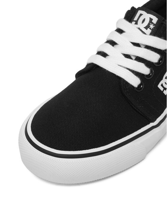 DC Shoes DC Shoes Sneakers aus Stoff CEOWB-LEA-ZL-DC001-CH Schwarz