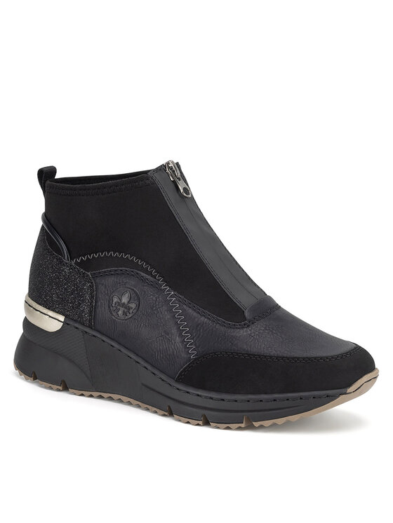 Rieker Rieker Sneakersy N6361-00 Čierna