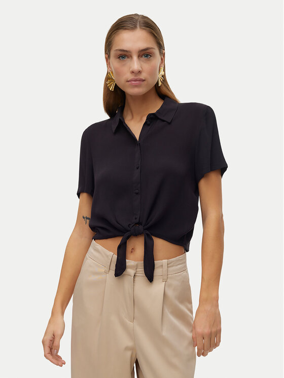 Vero Moda Vero Moda Cămașă Menny 10303694 Negru Relaxed Fit