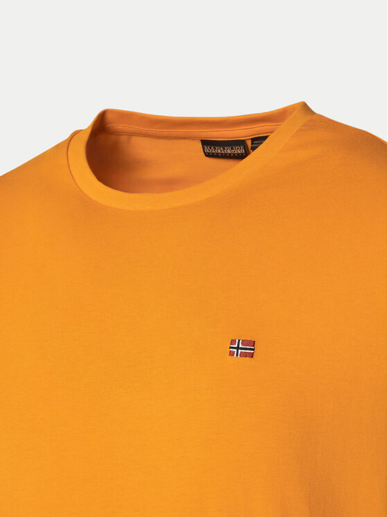 Napapijri T-Shirt Salis NP0A4H8D Oranžová Regular Fit