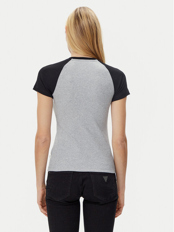 Guess Guess T-krekls W5GP61 KA0H1 Pelēks Regular Fit