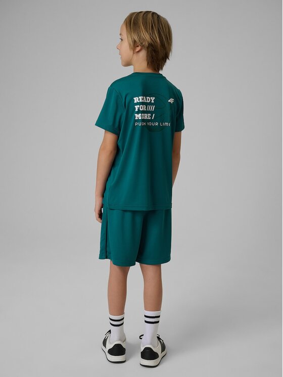 4F 4F Pantaloncini sportivi 4FJRSS26TFSHM1693-46S Verde Regular Fit