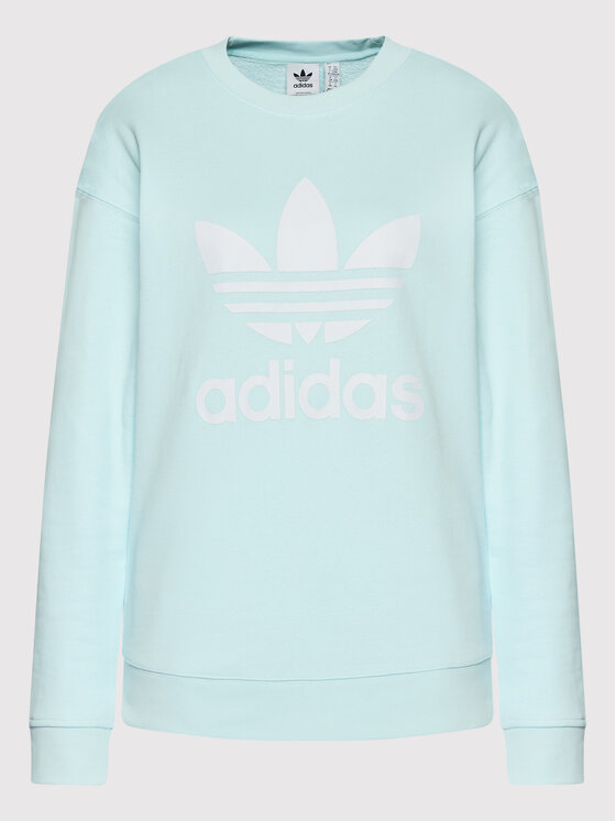 adidas adidas Džemperis Treofil Crew HL6678 Mėlyna Regular Fit