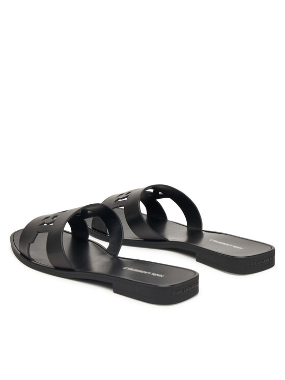 KARL LAGERFELD KARL LAGERFELD Papucs Skoot III KL80405C Fekete