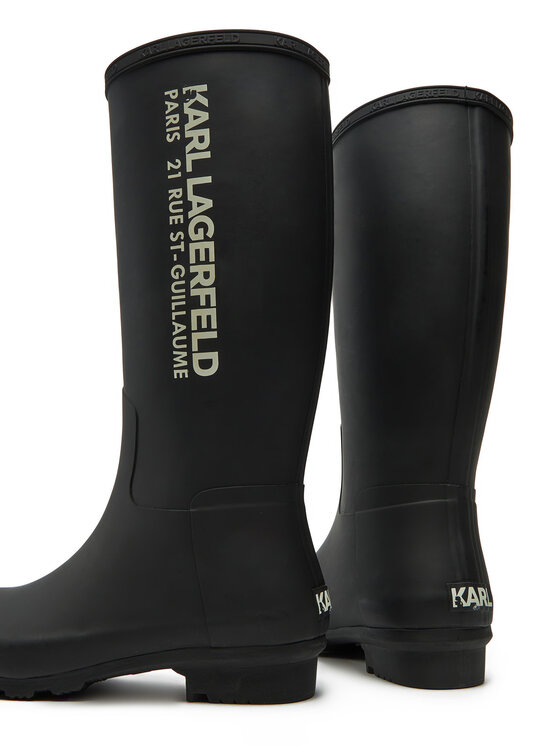 KARL LAGERFELD KARL LAGERFELD Kalosze KL47085 Czarny