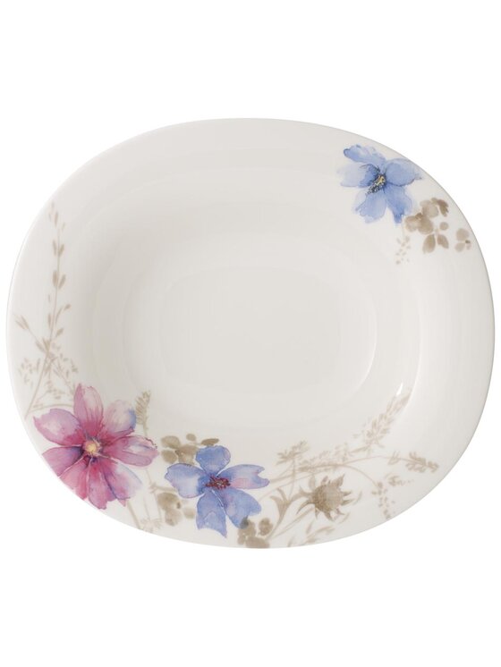 Villeroy & Boch Villeroy & Boch Talerz głęboki Mariefleur Gris Basic Villeroy & Boch Biały