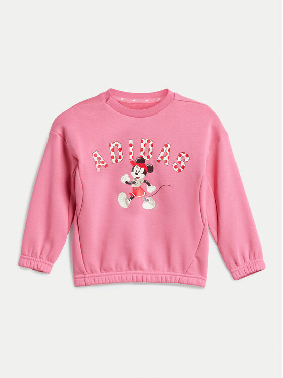 adidas adidas Σετ φούτερ και κολάν Disney Mickey Mouse JF3627 Ροζ Slim Fit