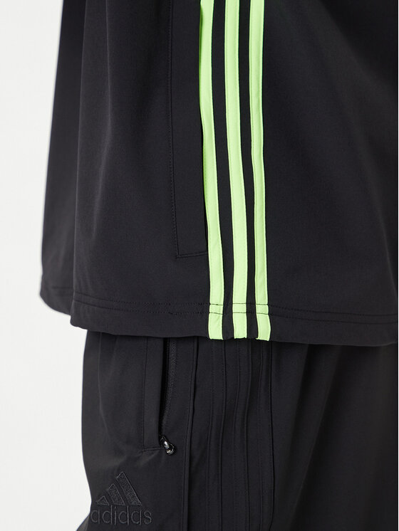 adidas adidas Mikina adicolor Woven Drill JW5957 Černá Loose Fit