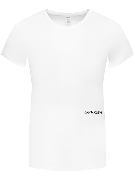 Calvin Klein Underwear 2 dilna sada T shirts Statement 1981 000QS6198E Bila Regular Fit Modivo.cz