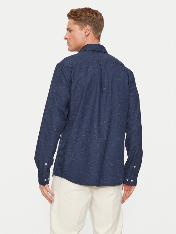 Pierre Cardin Pierre Cardin Koszula 41020/0360/6323 Granatowy Regular Fit