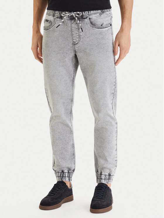 Americanos Americanos Džogeri W126-AMMTR-1003-40D Pelēks Regular Fit