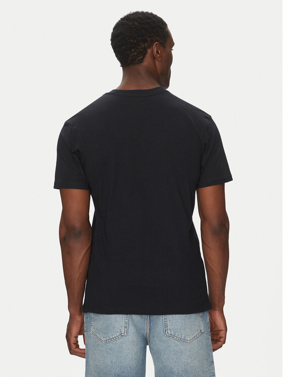 Quiksilver Quiksilver T-Shirt EQYZT08064 Czarny Regular Fit