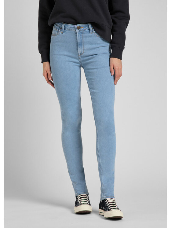 Lee Lee Jeansy IVY Niebieski Skinny Fit