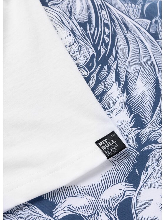 PITBULL PITBULL T-Shirt GUARDIAN ANGEL Biały Regular Fit