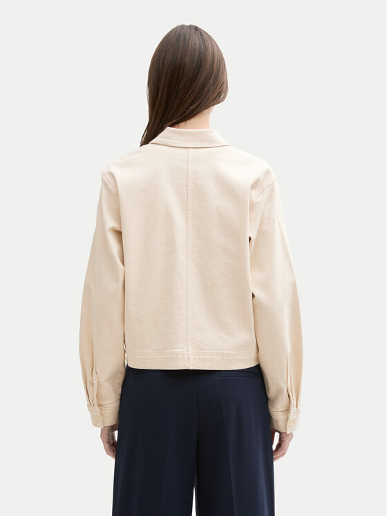 Tom Tailor Denim Tom Tailor Denim Джинсова куртка 1045500 Бежевий Regular Fit