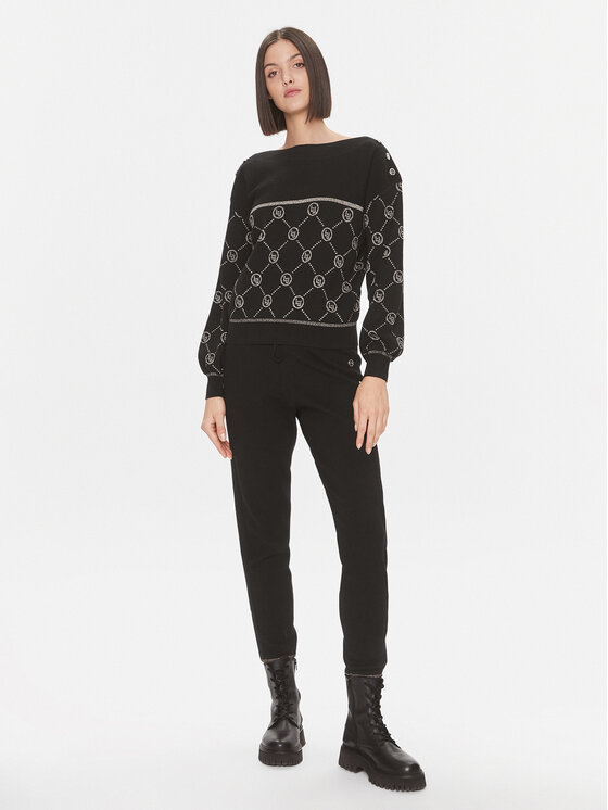 Liu Jo Liu Jo Светр TF3204 MA63L Чорний Regular Fit