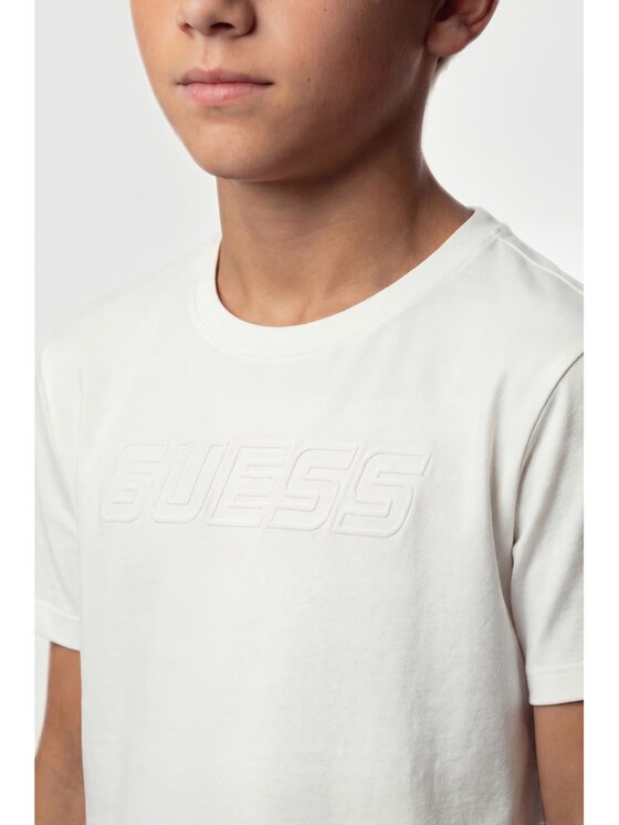 Guess Kids Guess Kids T-Shirt 171421 Biały Classic Fit