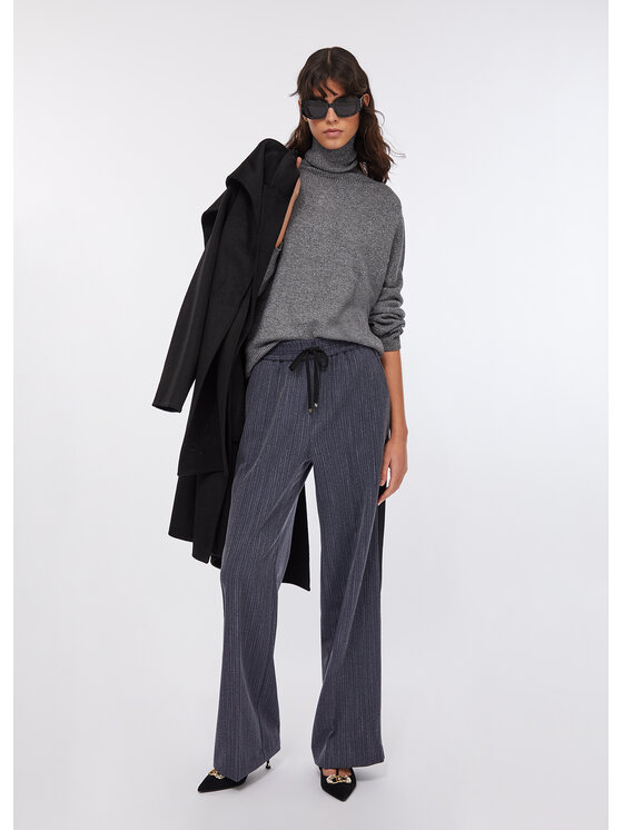 Liu Jo Liu Jo Pantalone da abito CF5339T054AC3781 Celeste Regular Fit