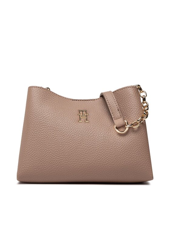 Tommy Hilfiger Tommy Hilfiger Сумка Th Emblem Crossover AW0AW14219 Бежевий