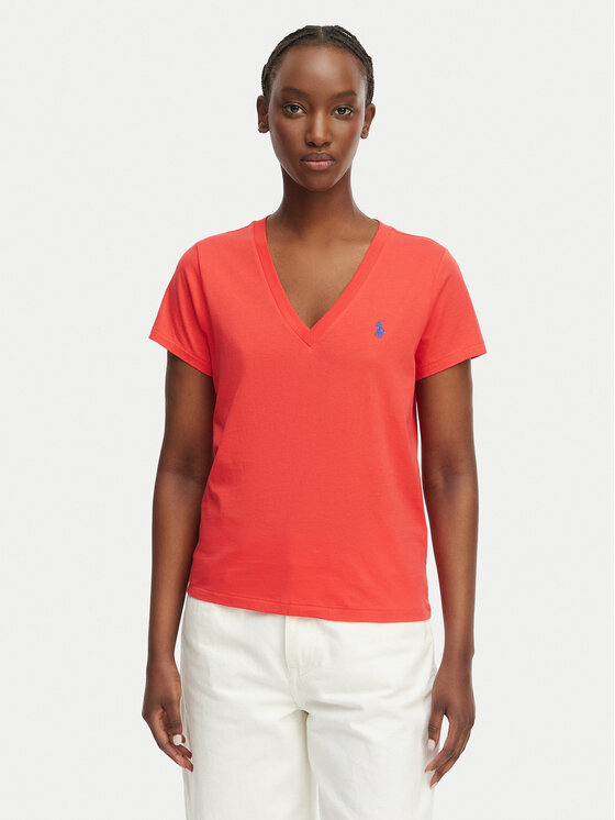 Polo Ralph Lauren Polo Ralph Lauren Póló 211B14611002 Piros Straight Fit